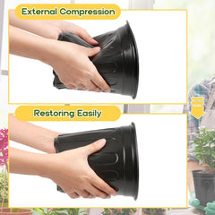 OUPSAUI pot bottom with drainage holes ensuring healthy water flow and root aeration
