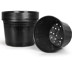 OUPSAUI front view of 7-gallon pot showing shape and roomy planting area for versatility