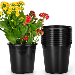 OUPSAUI front view 2-gallon pot showing sturdy rim and size benefit