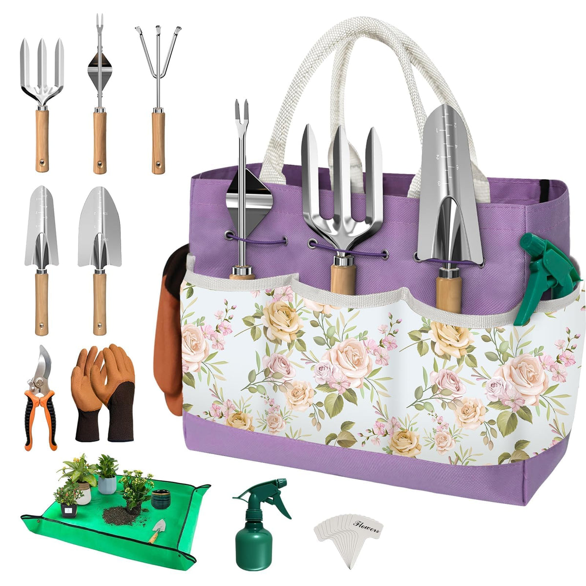 OUREST tote bag with tools organized and ready to carry, tidy storage benefit
