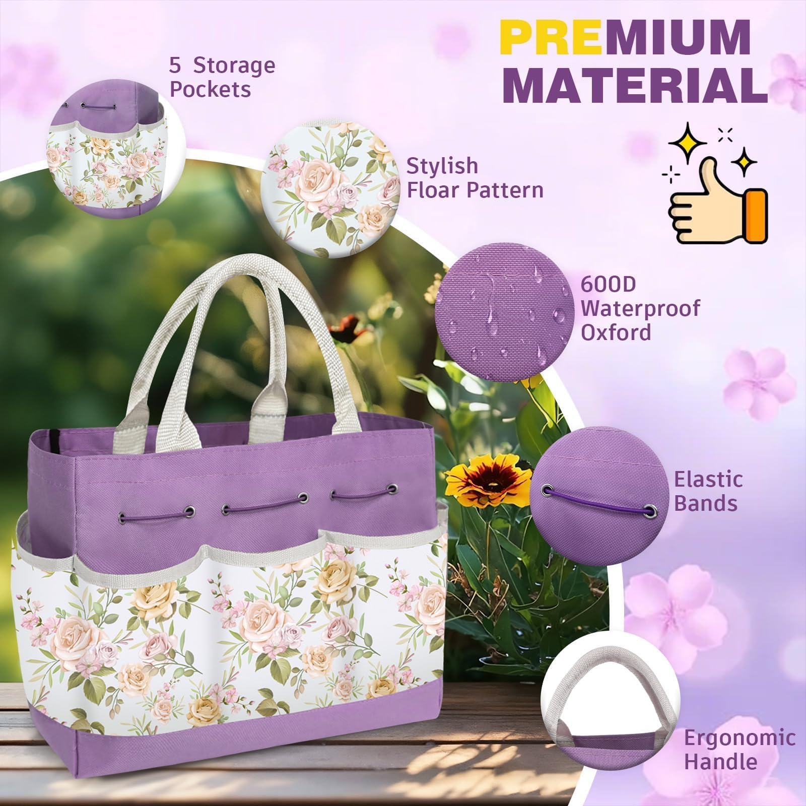 OUREST repotting mat with potted plant, keeps surfaces clean and contained
