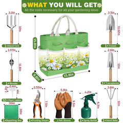 OUREST full tool spread displaying durable stainless steel implements
