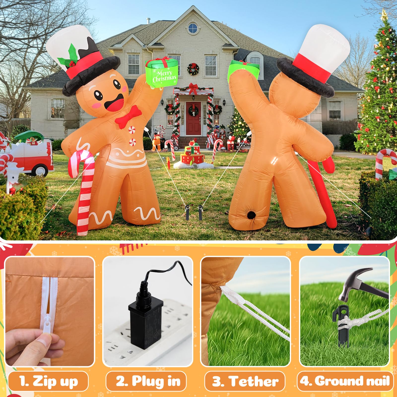 OurWarm gingerbread packed in storage bag showing compact storage convenience