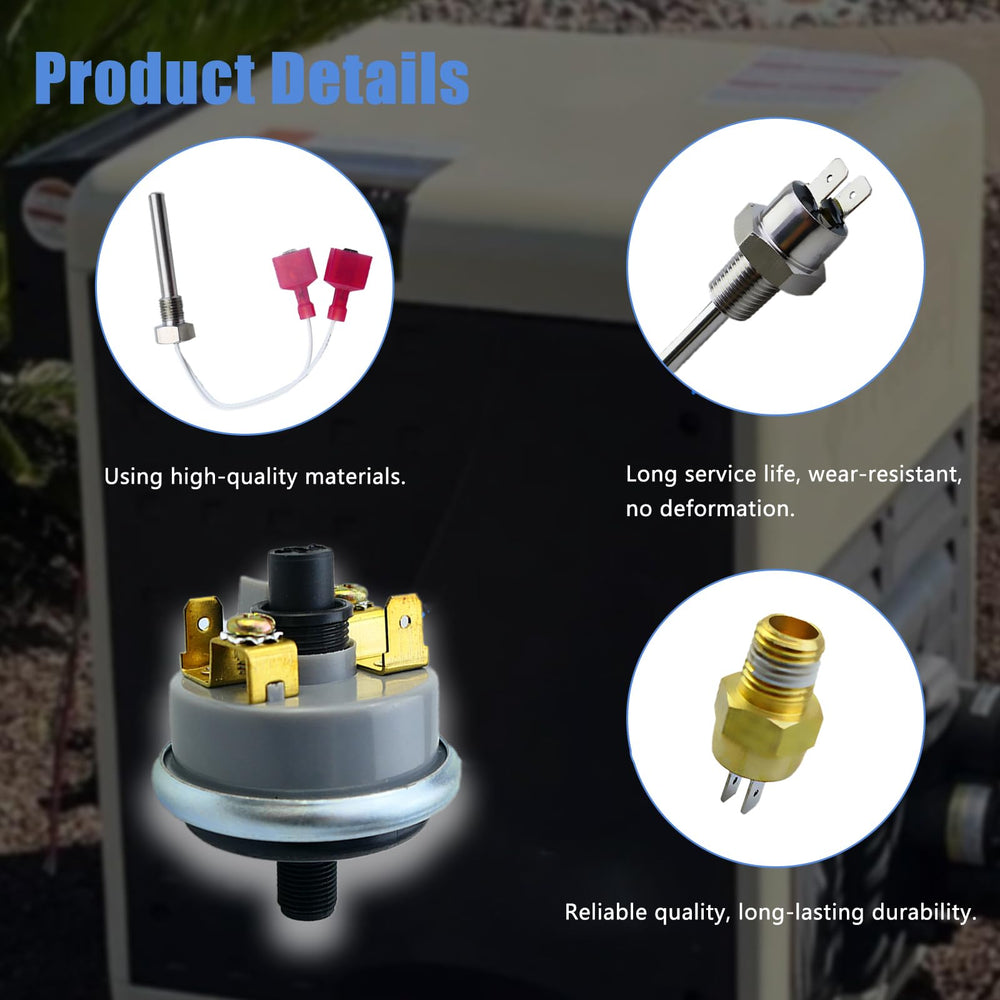 OURWILLSM gas and high-limit switches with readable labels offering easy identification benefit