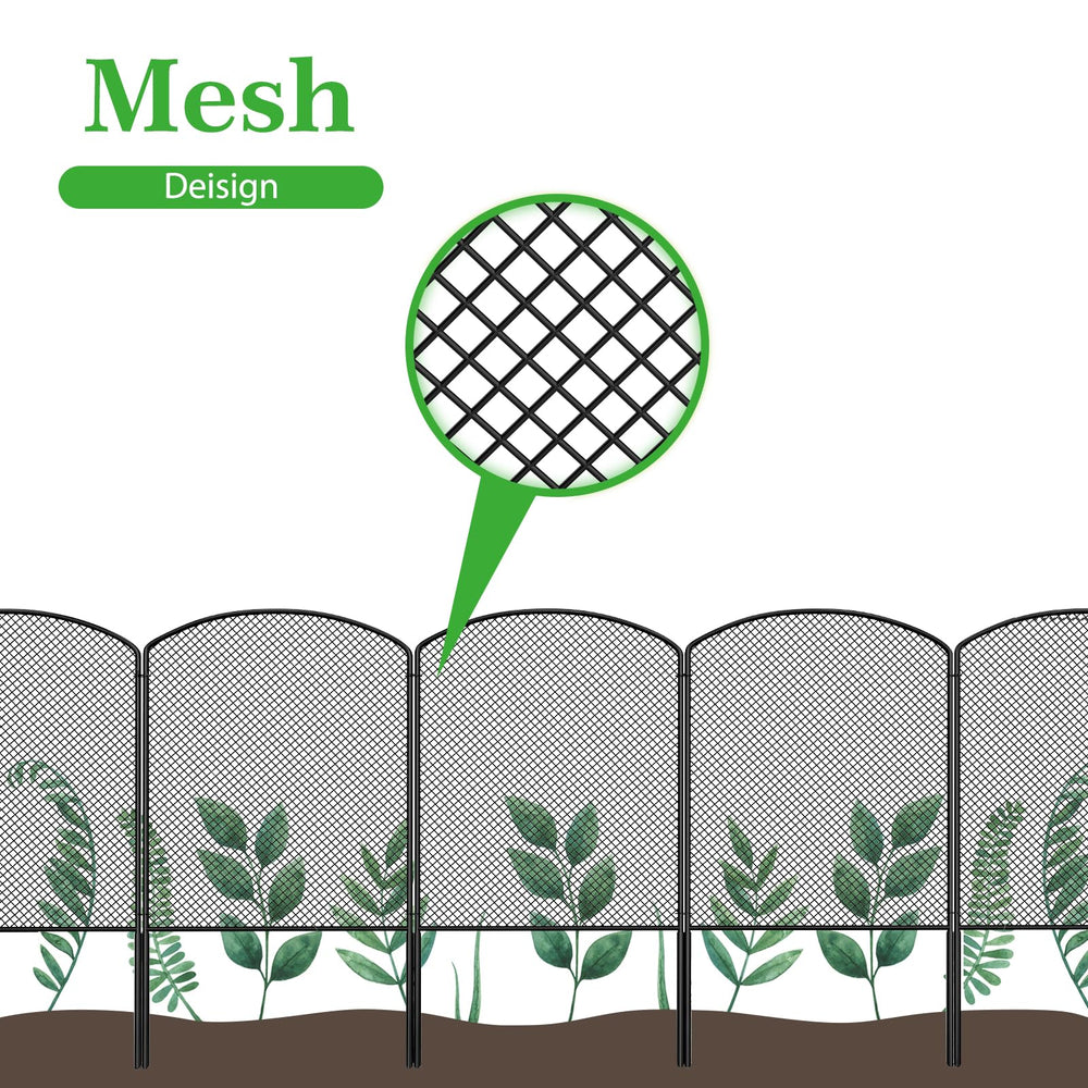 OUSHENG close-up of dense mesh and welded joints showing durable rustproof finish