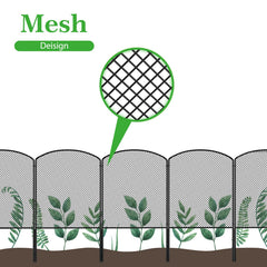 OUSHENG close-up of dense mesh and welded joints showing durable rustproof finish