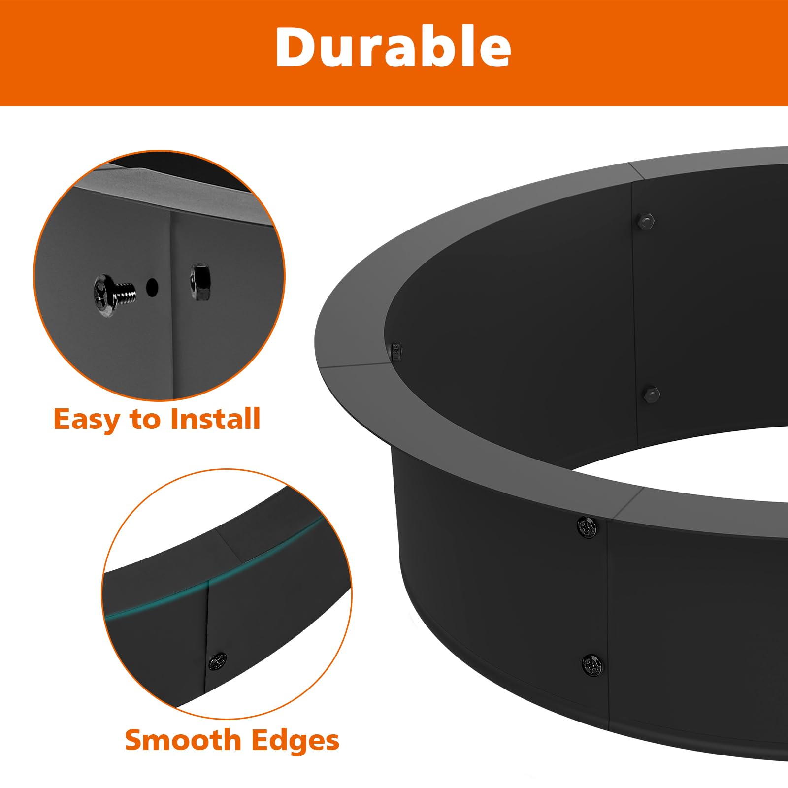 OUSHENG ring installed on sand base shows safe heat dispersion benefit