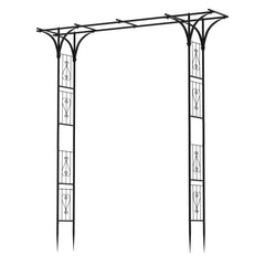 OUSHENG front view of assembled arch showcasing entry and curb appeal