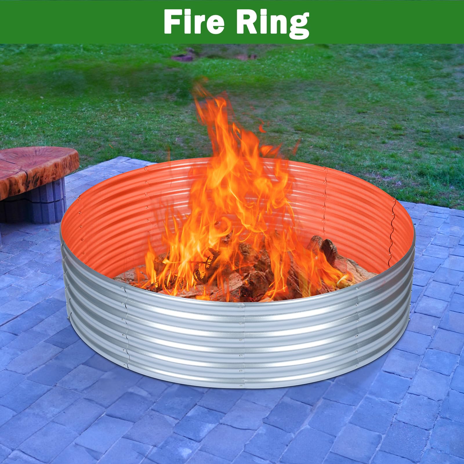 OUSHENG round planter on patio setting highlighting decorative garden impact