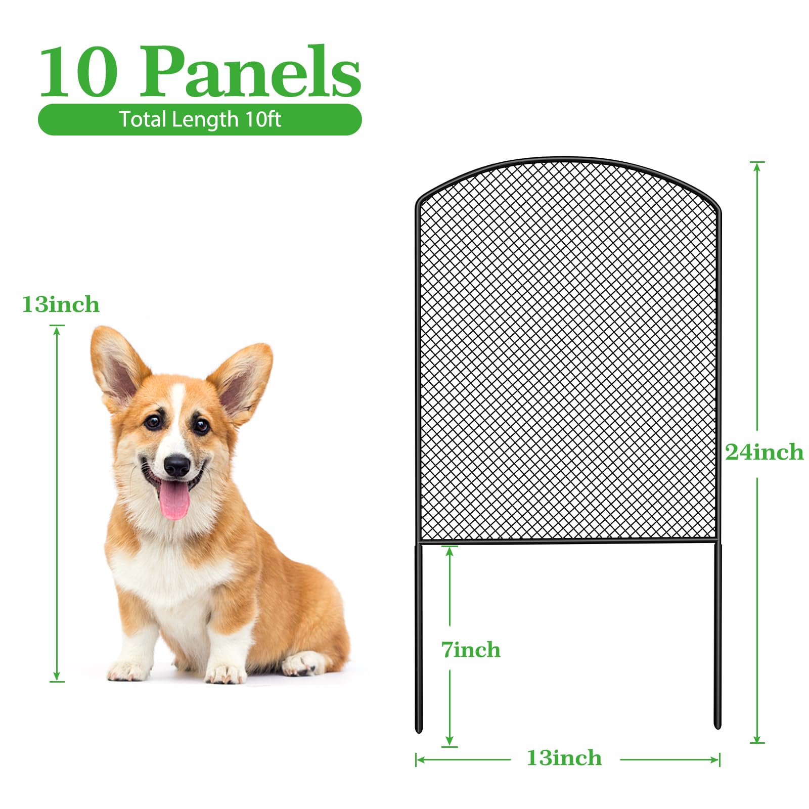 OUSHENG pointed feet screwed into soil for stable installation and plant protection