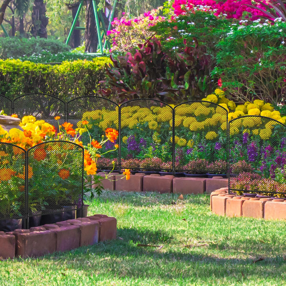OUSHENG side profile highlighting arched decorative design that enhances landscaping