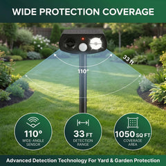 Outdoll flashing LED in action demonstrating visual deterrence