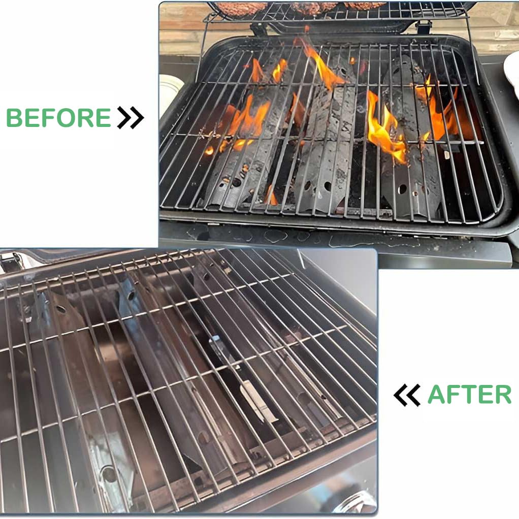 Outdoor Bazaar cooking grid installed in Dyna-Glo grill producing even searing surface