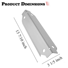 Outdoor Bazaar stainless steel heat plates close-up showing corrosion resistance and even heat