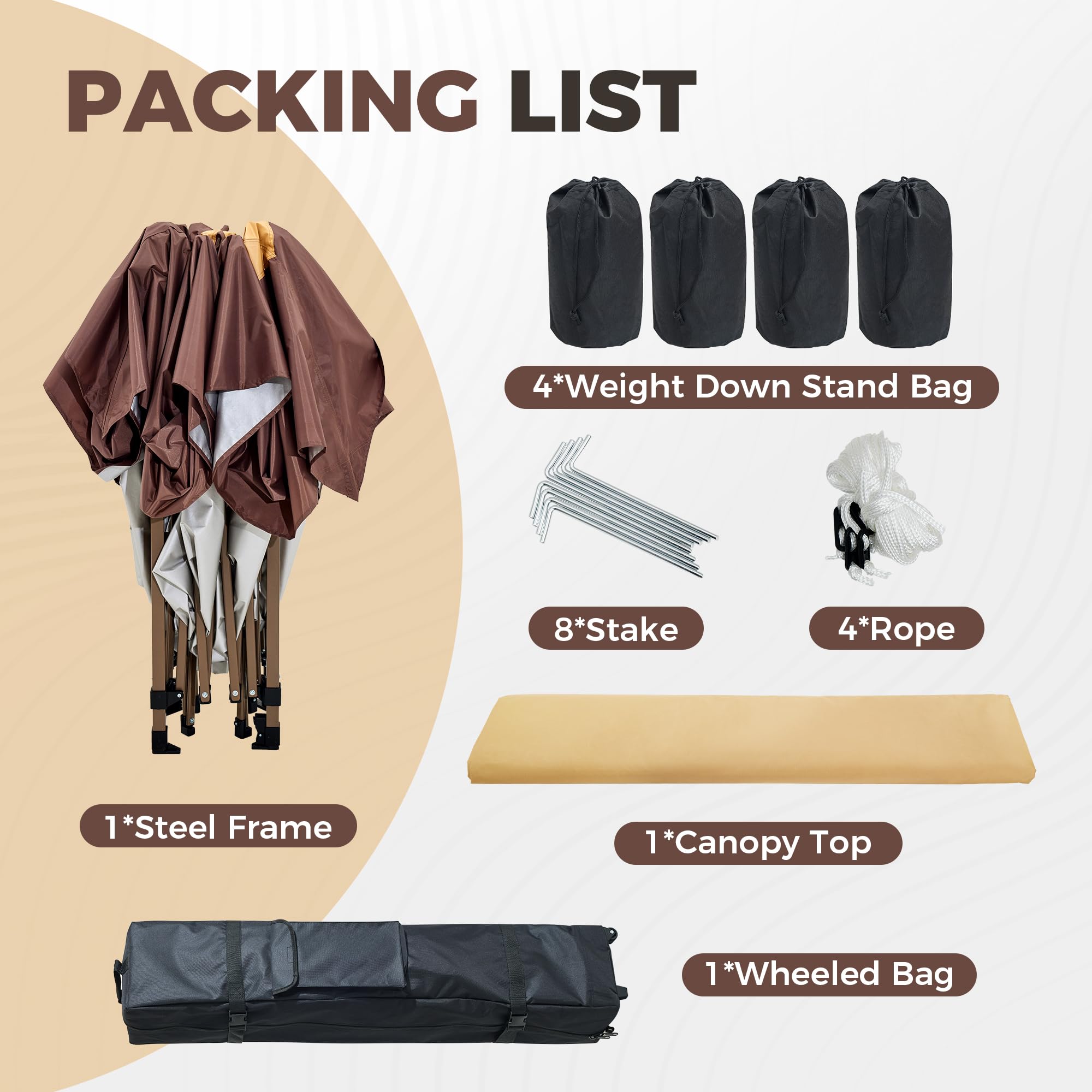OUTDOOR LIVING SUNTIME wheeled carry bag demonstrating easy transport