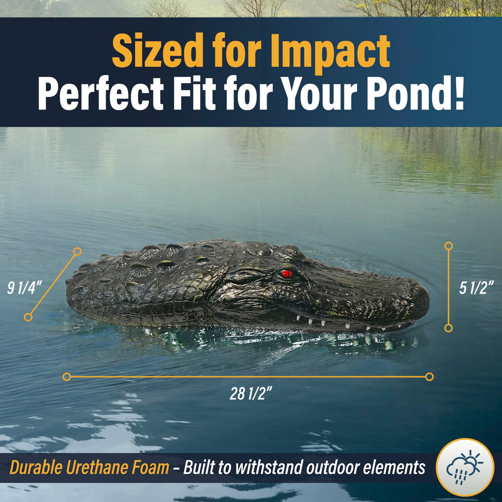 Outdoor Water Solutions side profile silhouette demonstrating natural shape that deters predators