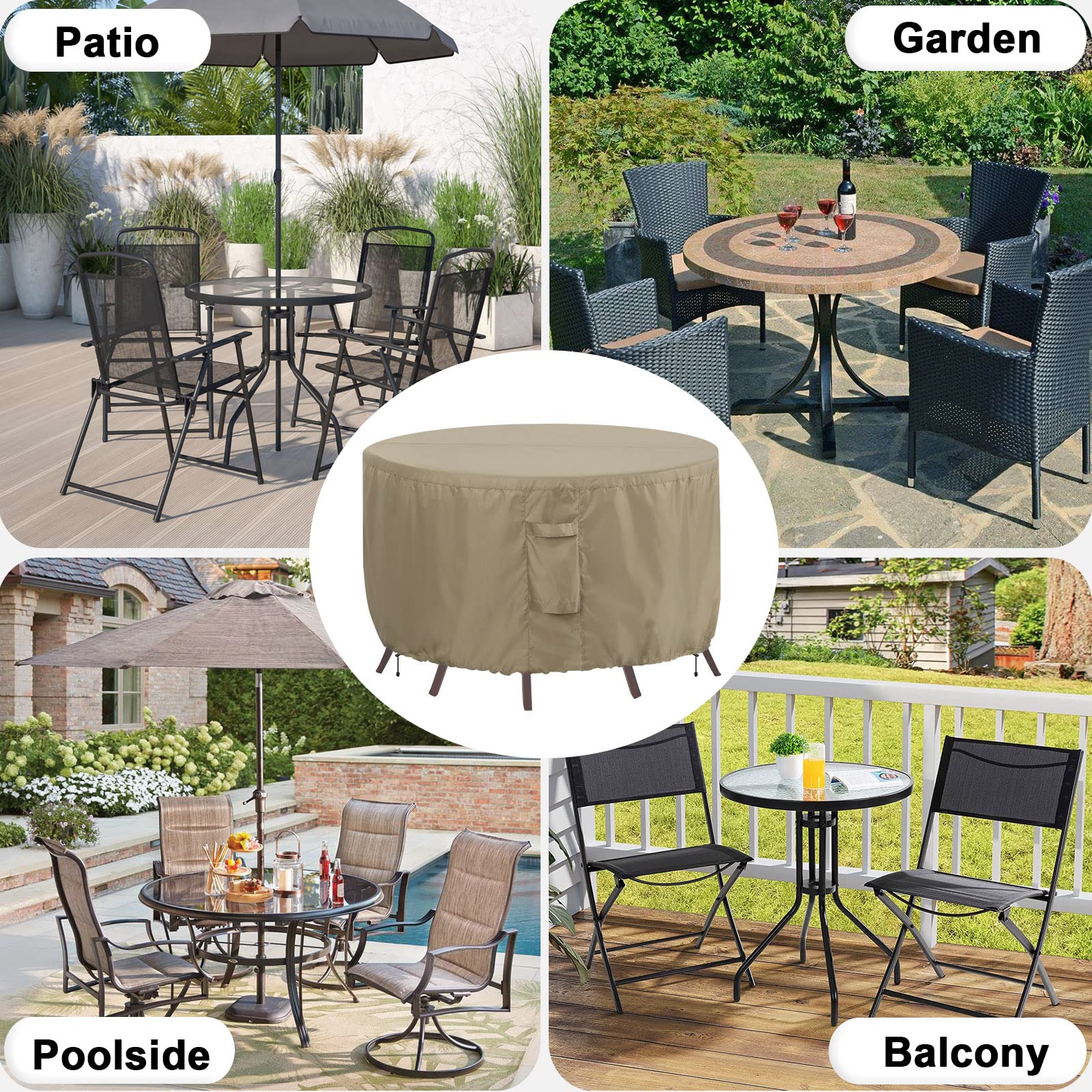 OutdoorLines three color variants displayed to match different patio styles
