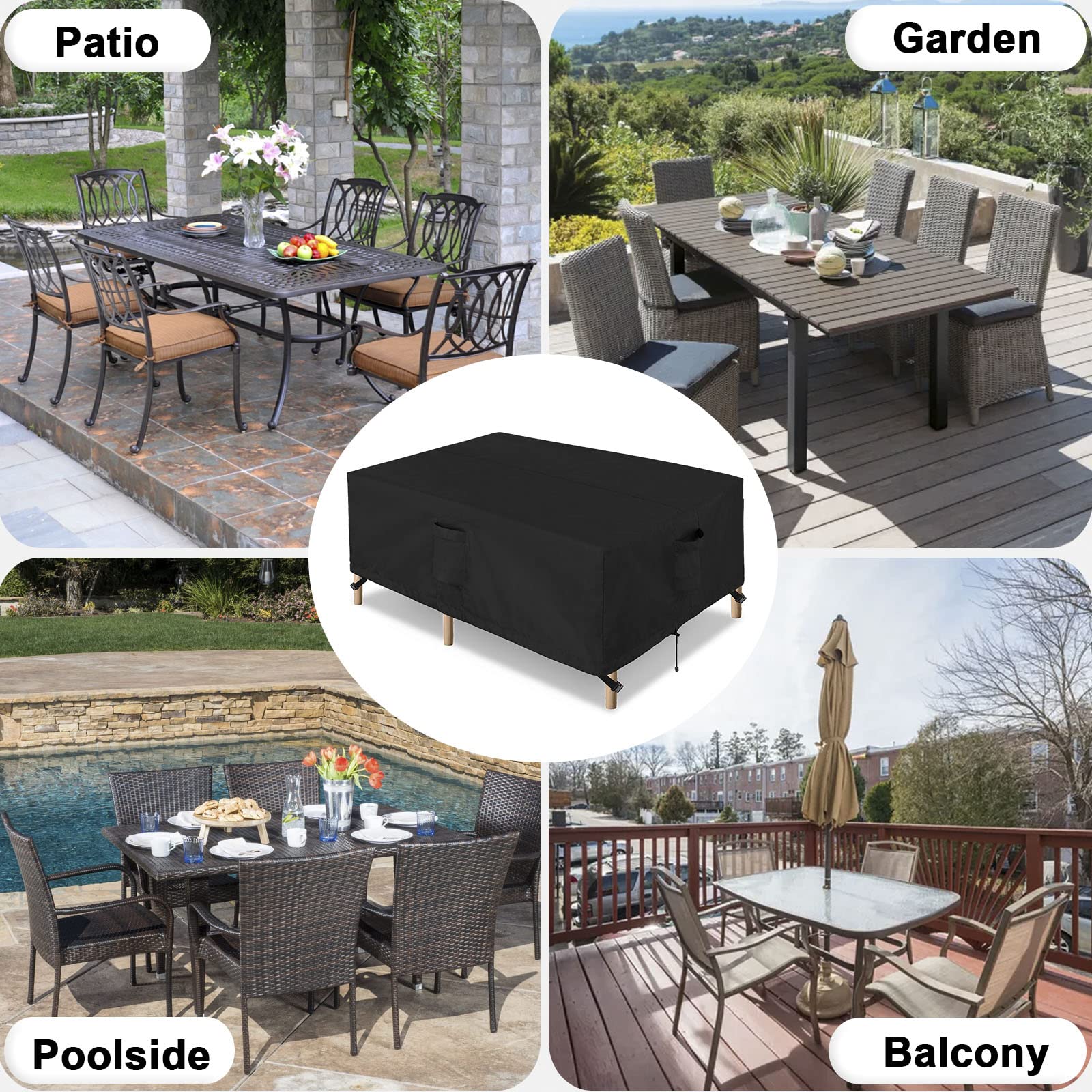OutdoorLines folded cover packed neatly for compact storage