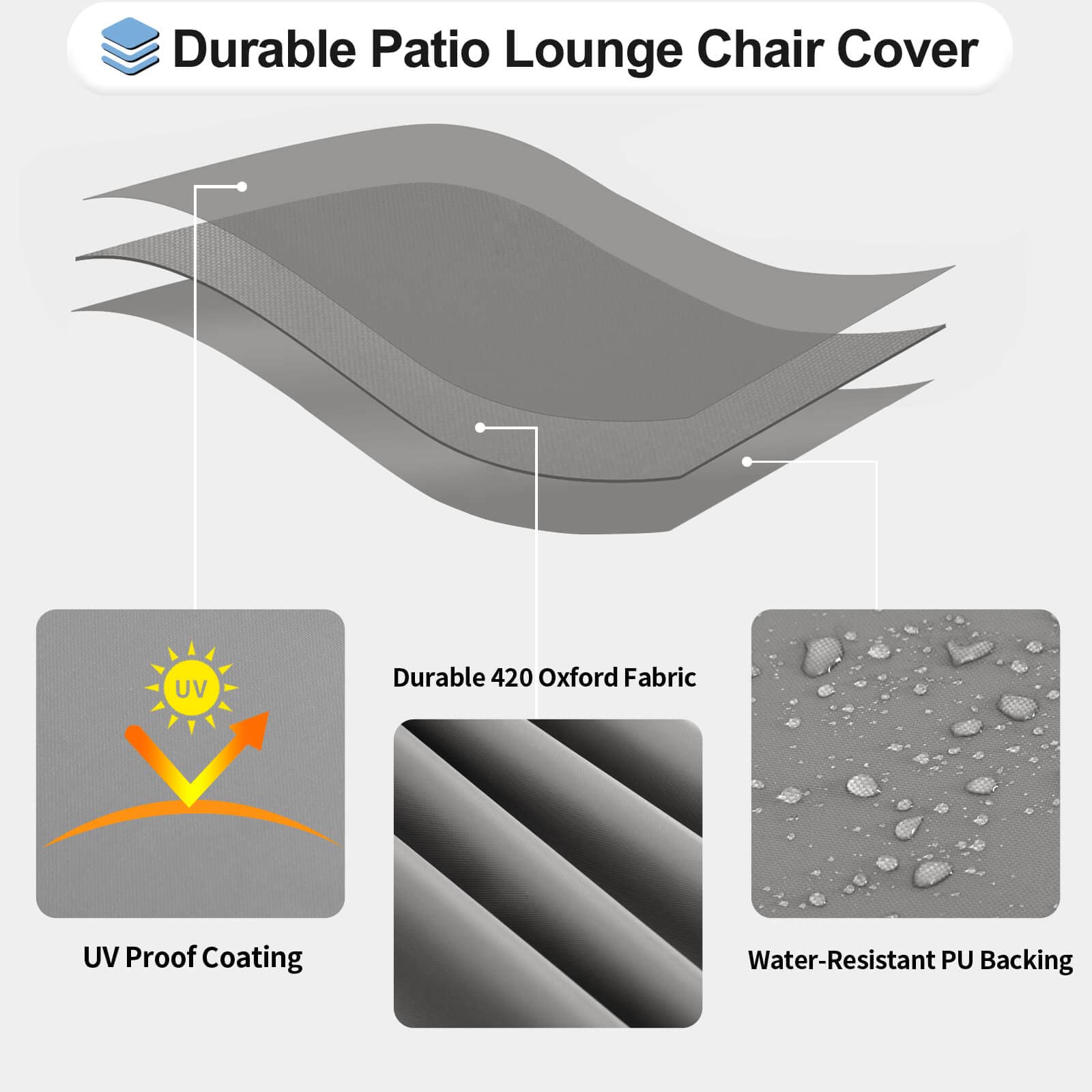 OutdoorLines reinforced padded handle for easy removal and secure handling