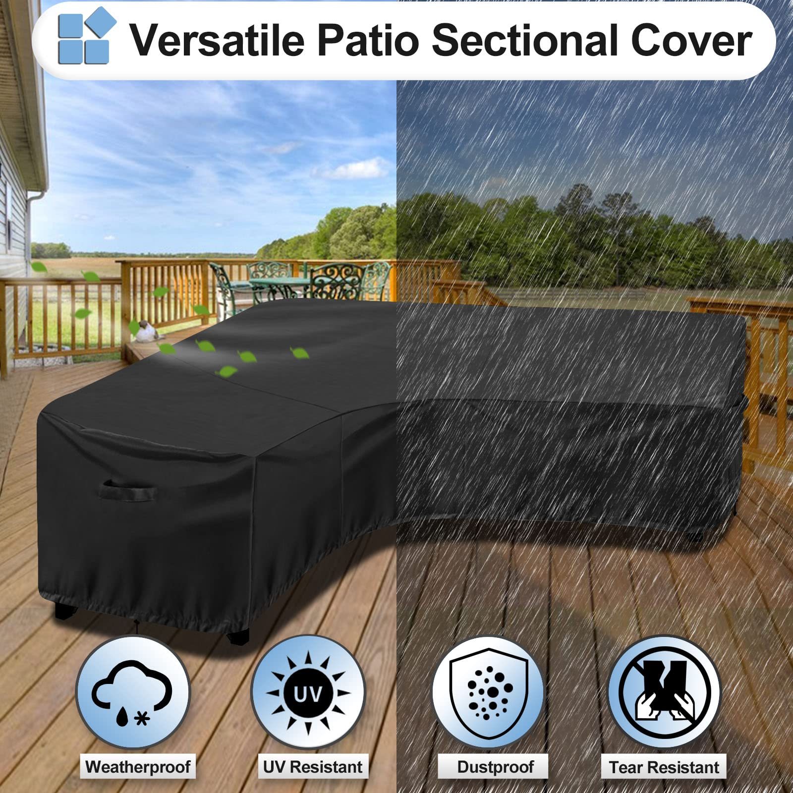 OutdoorLines padded handle ease of installation for quick on and off