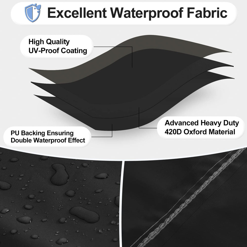 OutdoorLines reinforced padded handle for easier cover handling