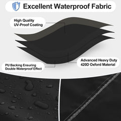 OutdoorLines reinforced padded handle for easier cover handling