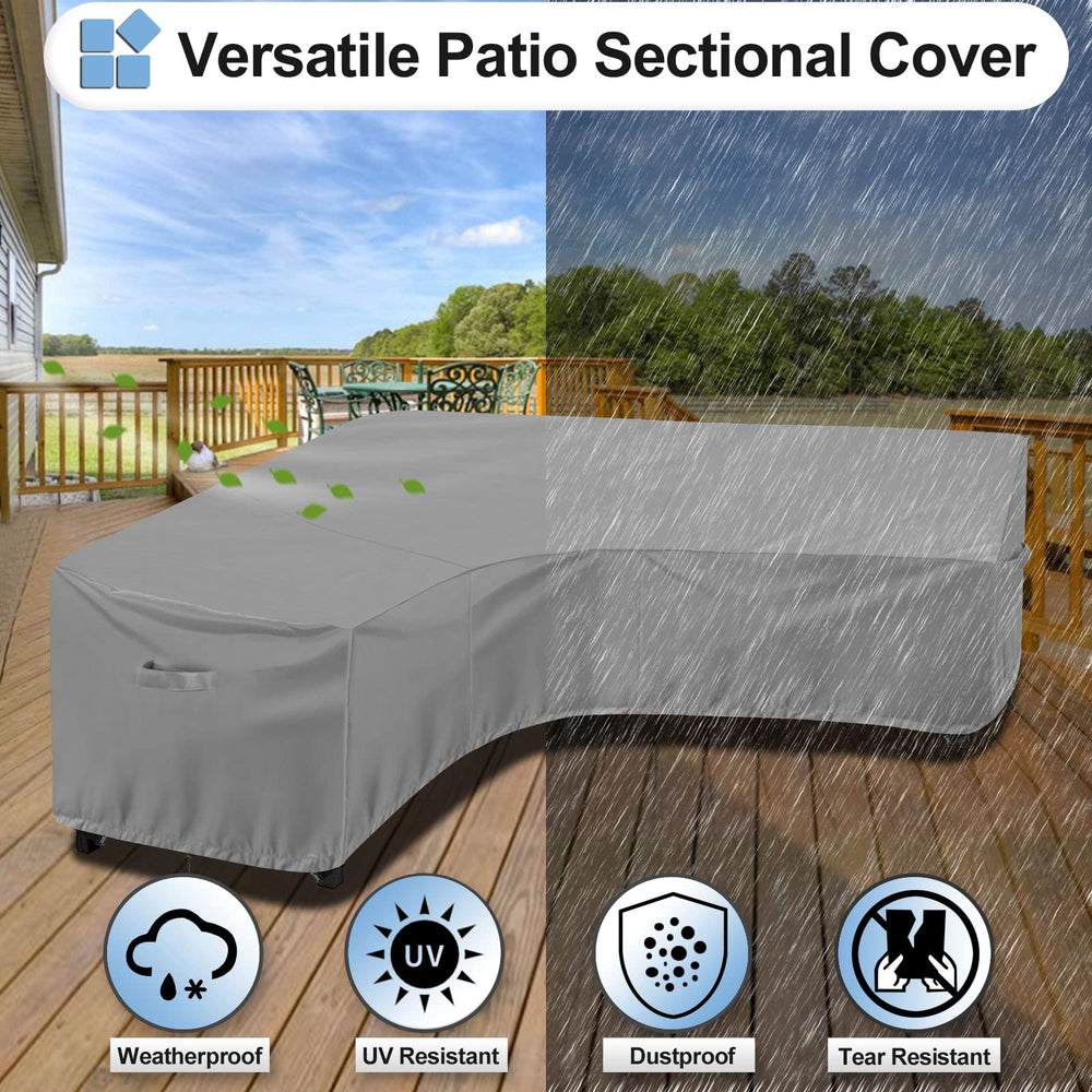 OutdoorLines padded side handle for easier installation and removal without fabric strain