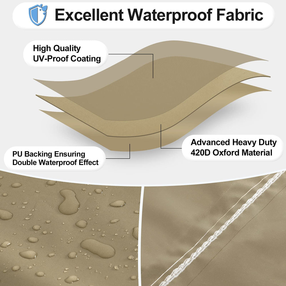 OutdoorLines side profile showing elastic hem and buckles for secure windproof fit
