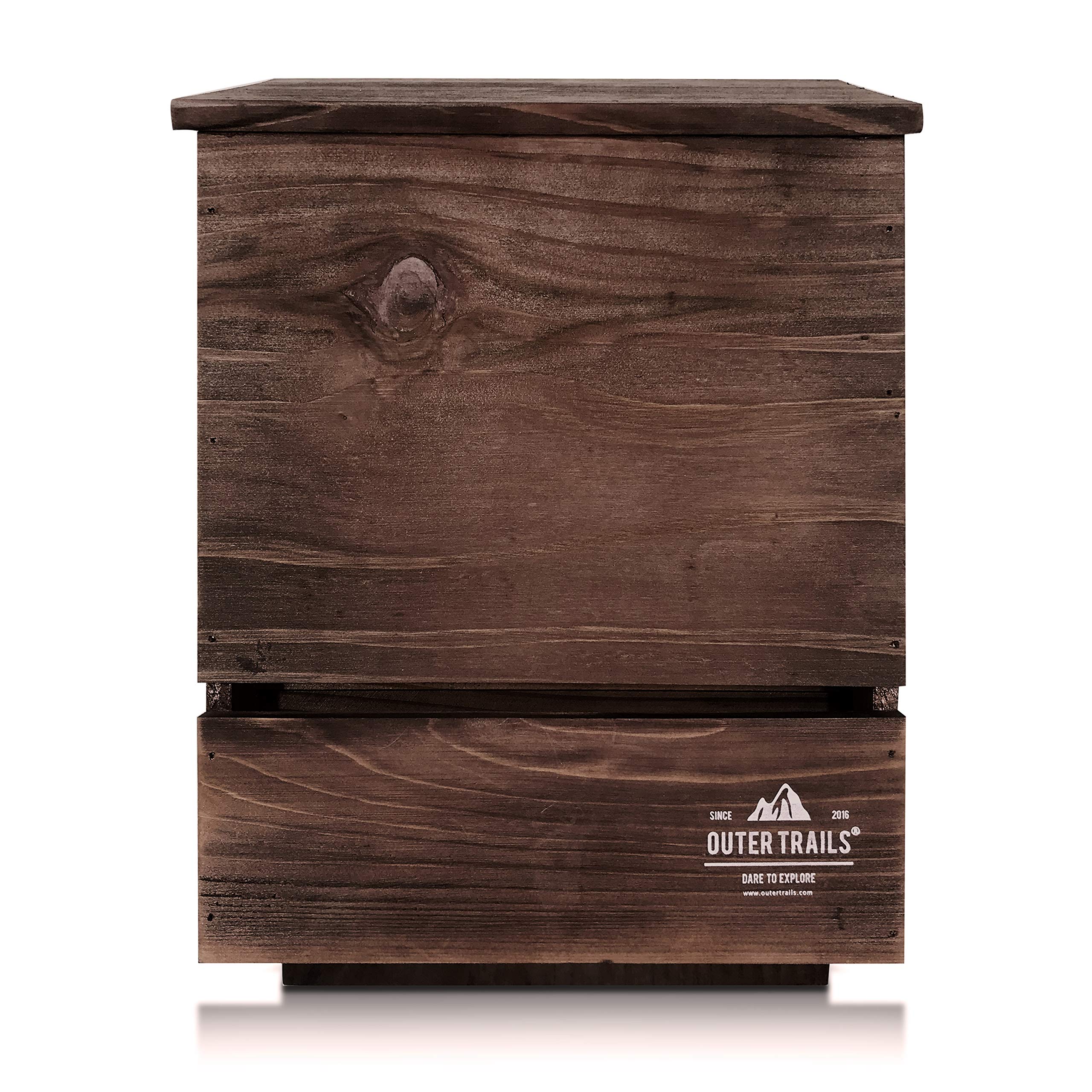 Outer Trails close-up of cedar grain highlights weather-resistant wood and long life