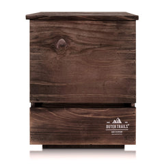 Outer Trails close-up of cedar grain highlights weather-resistant wood and long life