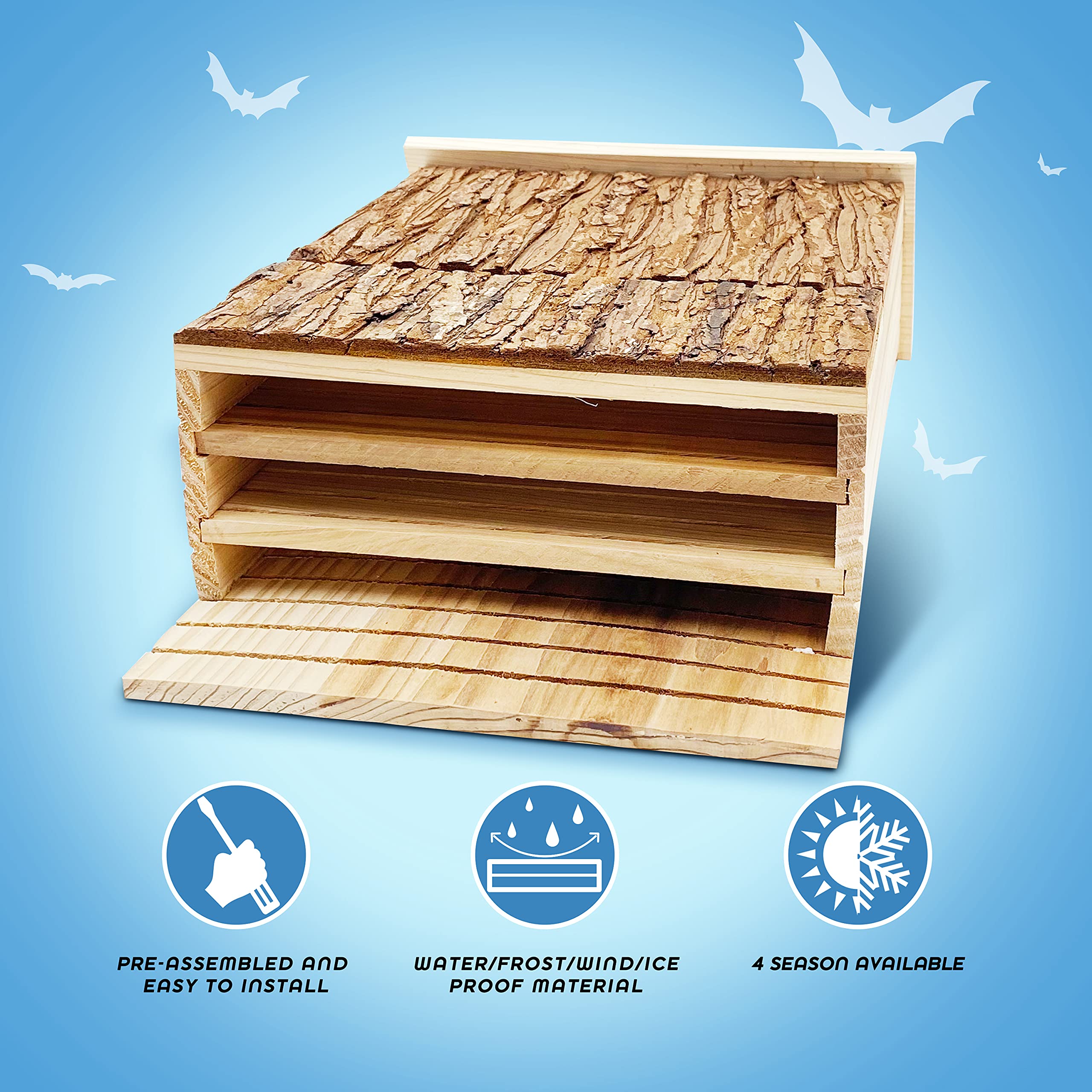 Outer Trails cedar and real bark texture offering weatherproof durability