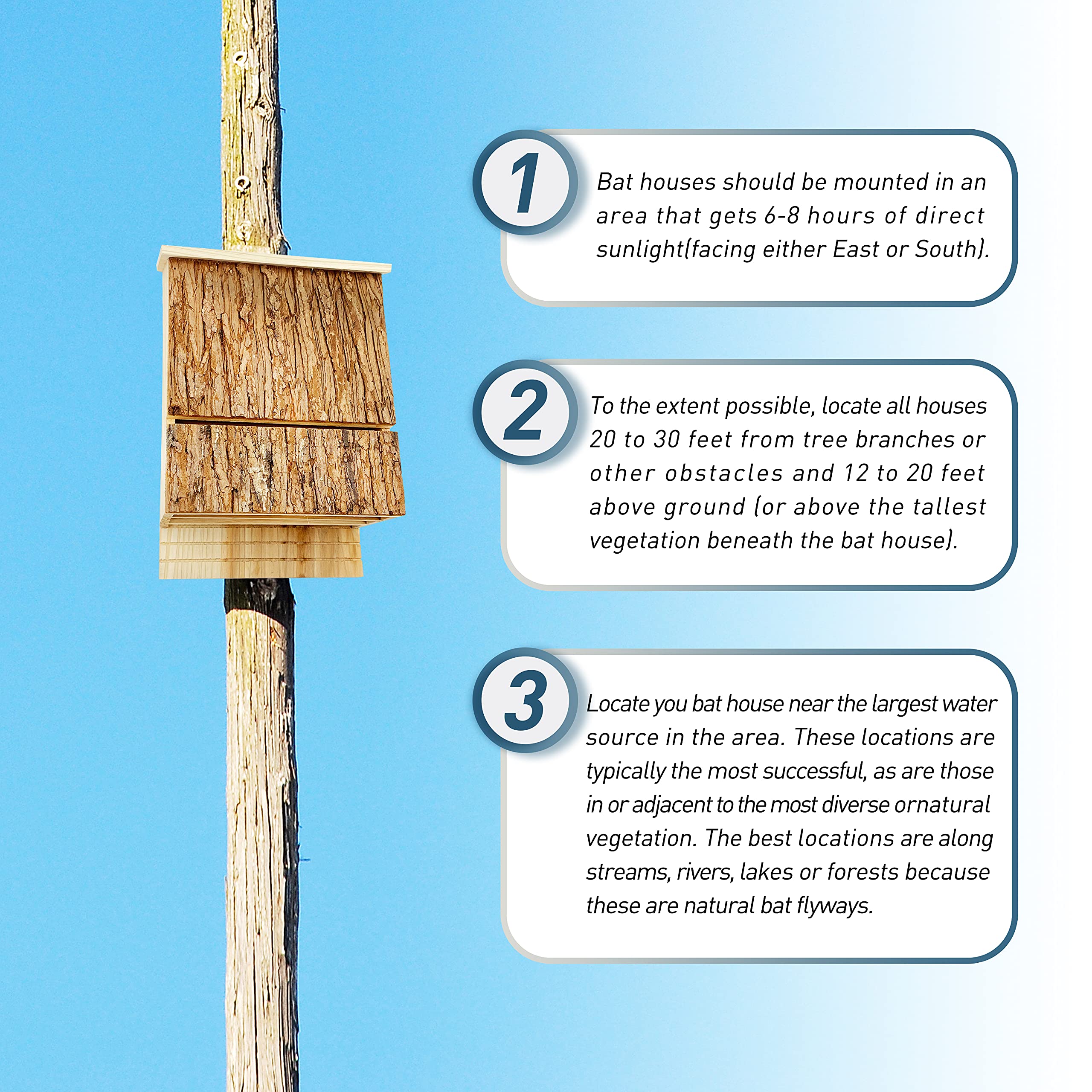 Outer Trails mounted on a post illustrating elevated, sunny installation