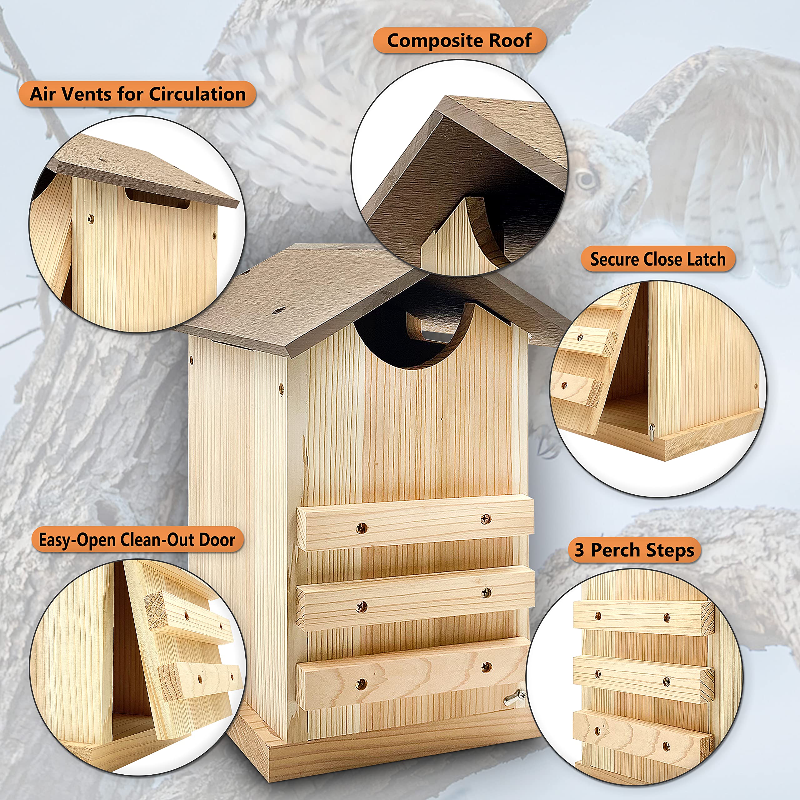 Outer Trails cedar grain detail highlighting durable rot-resistant Japanese cedar for longevity