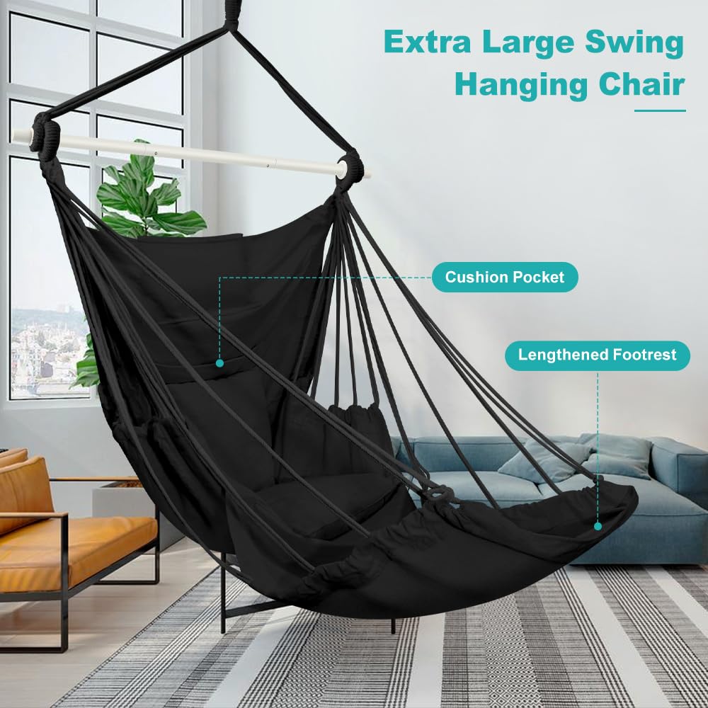 Outerman metal spreader bar close-up highlighting sturdy steel support and secure suspension