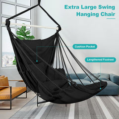 Outerman metal spreader bar close-up highlighting sturdy steel support and secure suspension