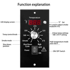 OUTGIK 7-inch RTD probe close-up offering consistent accurate temperature readings