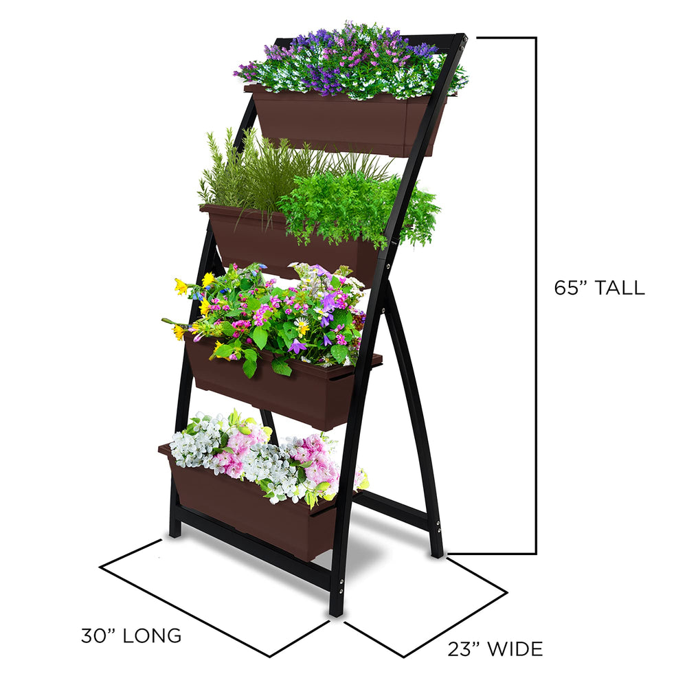 Outland Living removed bins showing interior depth for ample root space and ease of access