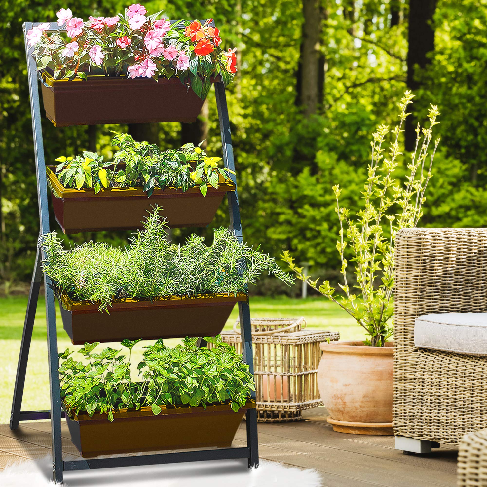Outland Living close-up of polypropylene container texture highlighting durable food-grade material
