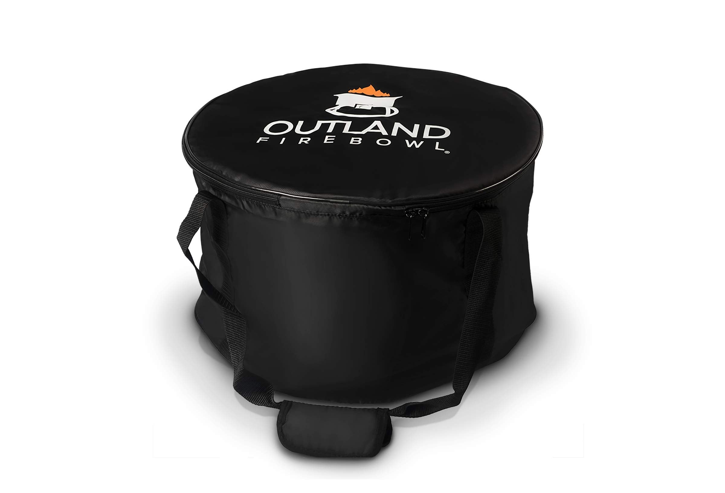 Outland Living carry bag with 19-inch Firebowl inside, snug fit prevents debris spread