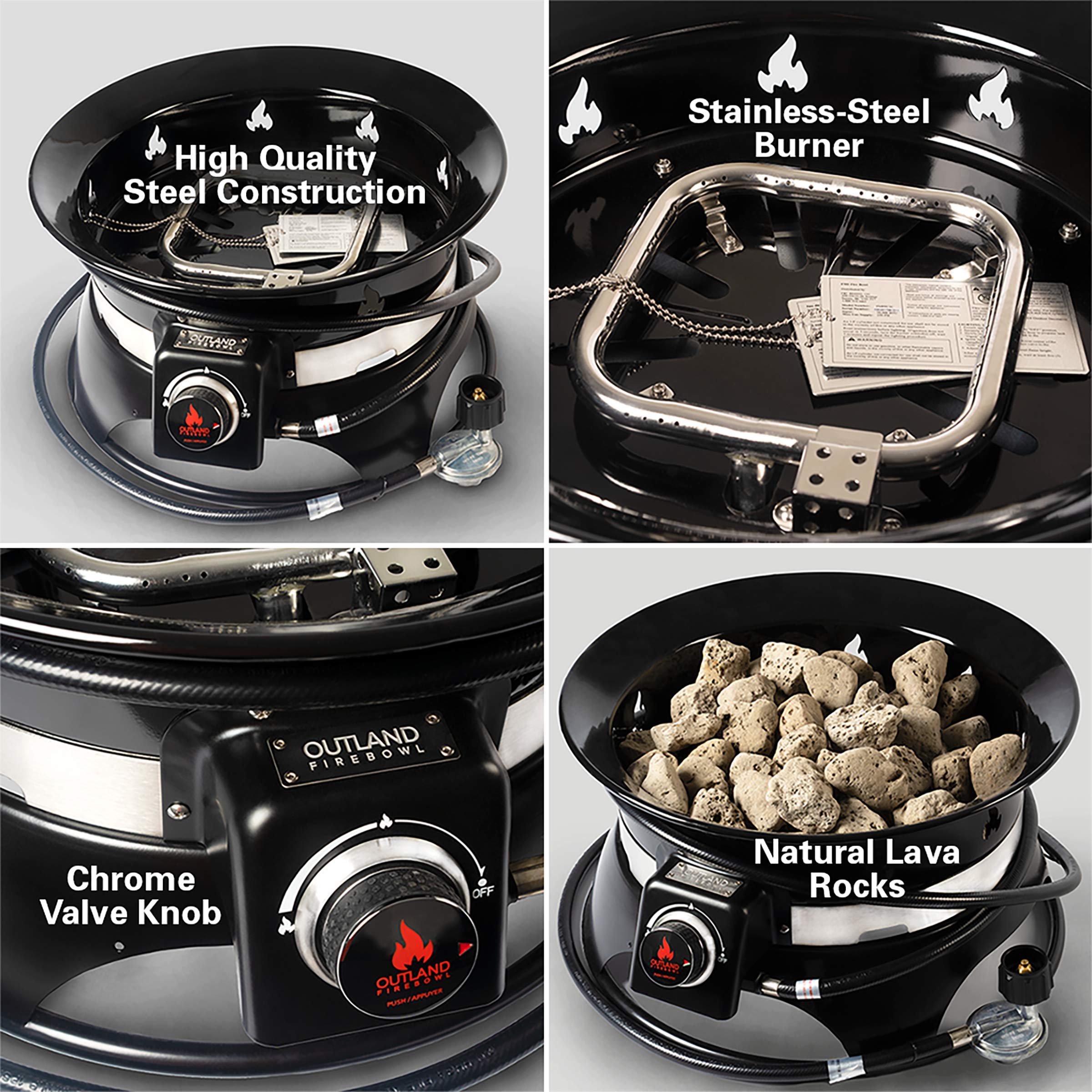 Outland Living with cover and carry kit for convenient transport and protected storage