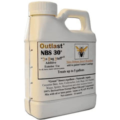 Outlast NBS30 pouring into paint can demonstrating easy mixability benefit