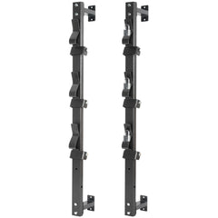 OUTPRIZE front view of trimmer rack showing three secure slots and durable frame