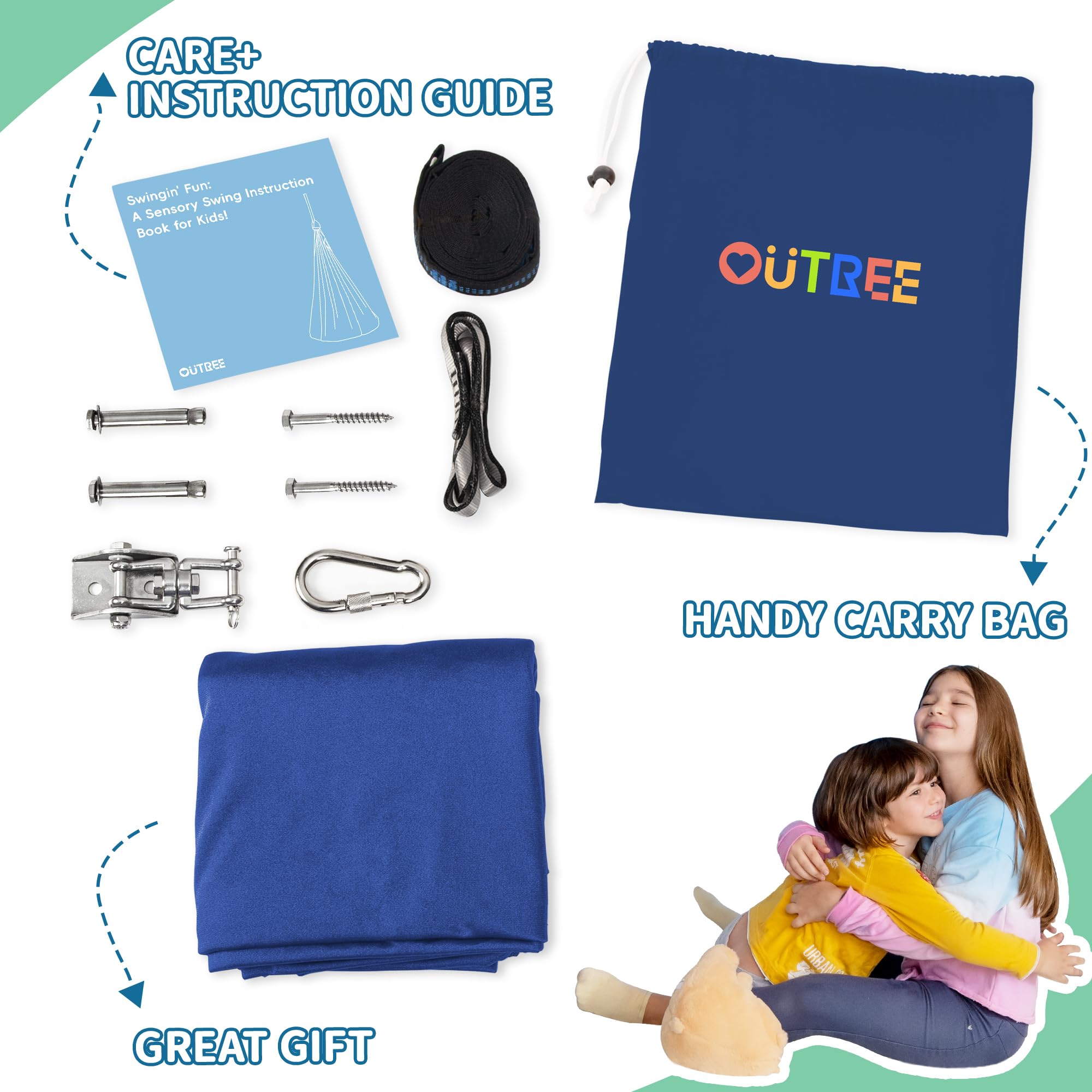 OUTREE hardware kit and O-ring displayed for easy secure installation