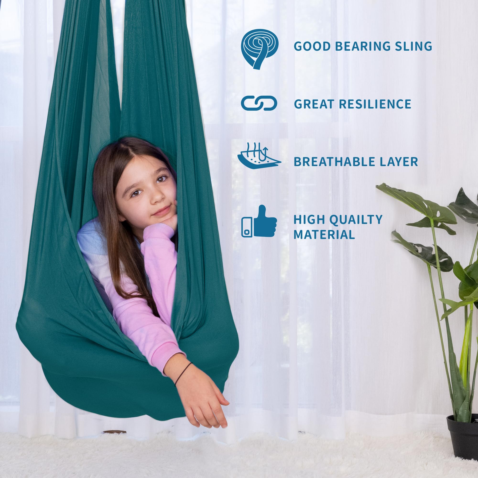 OUTREE mounted from a ceiling with 360° swivel hanger for smooth rotation benefit