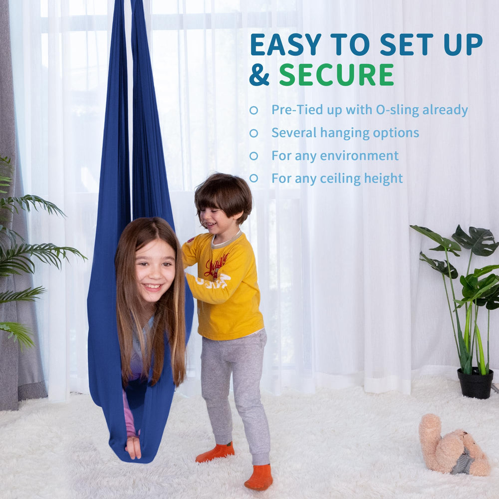 OUTREE swing with child for scale demonstrating safe size and support