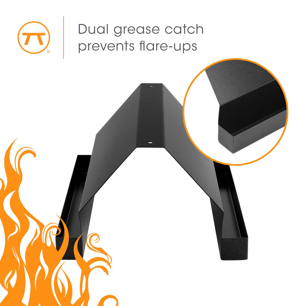 Outset rack cooking bacon on a charcoal grill delivering smoky flavor safely