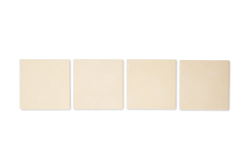 Outset tile beside spatula comparing size for portion and handling benefits