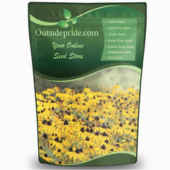 Outsidepride front packaging showing 1 lb seed bag and product details, easy planting benefit