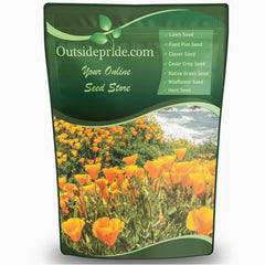 Outsidepride front packaging showing 1 lb. seed bag and benefits