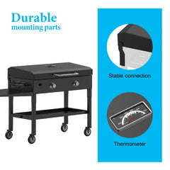 Outspark ergonomic handle and hinge detail for easy one-handed lifting